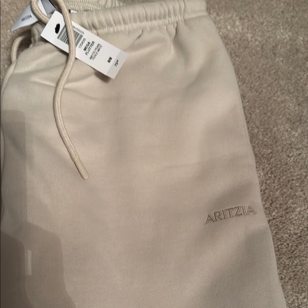 Aritzia Beige Joggers